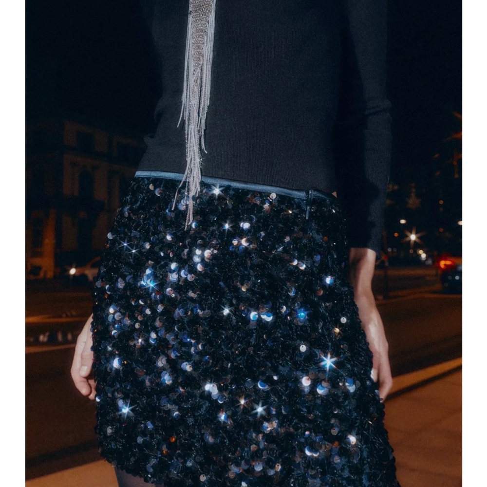 Sequin  mini Skirt